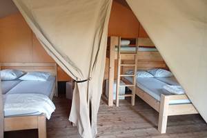 camping-la-perle-creuse-tente safari-5 personnes-Colorado-Nevada-chambres