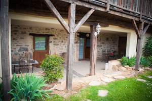 Terrasse privative sous patio chambre St Cirq