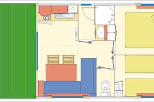 Mobil Home Terrasse Ohara-