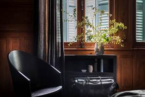 Vue sur terrasse et jardin