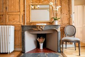 Petit feu dans la cheminée