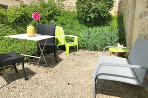 Terrasse devant la chambre supplémentaire