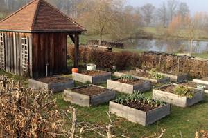 le potager à l'ancienne du Domaine de Louveraude