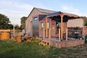 La tiny house et son jardin privatif