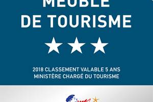 Meublé de tourisme 3 étoiles