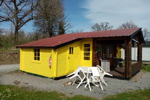 camping-la-perle-creuse-chalet Mexico-4personnes-vue extérieure