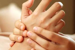 Massage des mains