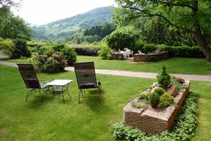 La vue depuis le jardin
