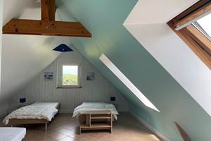 Chambre turquoise
