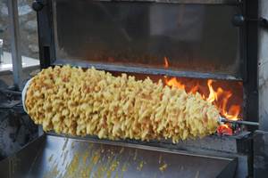 Terroir ga^teau a` la broche