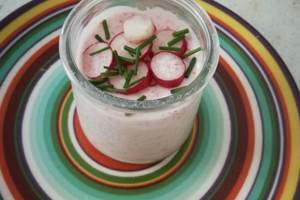 mousse de radis