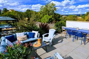 location de vacances avec terrasse, jardin, jolie vue, Epernay en Champagne