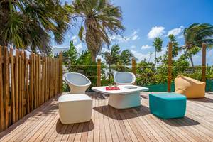 Iguane House villas & Micro Spa Villa Passion terrasse