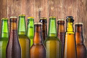 Bieres diverses : biere blonde, biere brune, biere rubis, biere blanche