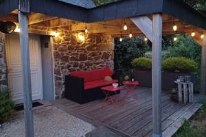 Le Colombier Bretagne, chambres d'hôtes Coeur de Granit - Apéro sur la Terrasse