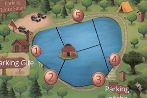 plan de poste de pêche