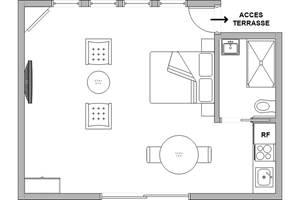 Le Plan de notre suite " Le Nid" by Casa Ammirati Flayosc