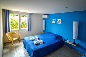 Chambre double - gîte Bleu Azur