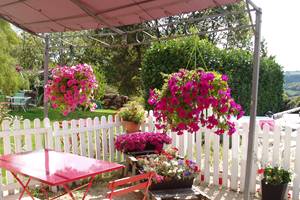 la terrasse du gîte