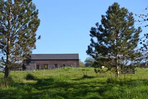 Cabane du Renard, vue du parc