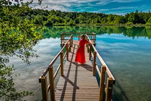 Lac de Virieu le Grand à 15mn du gîte le Manoir du Colombier