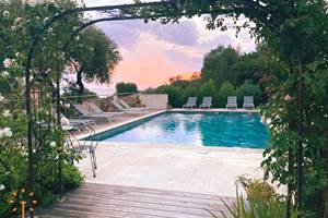 Piscine septembre 2023 - Re´sidence Ogliastrello Corse du sud Location villa et rez-de-jardins