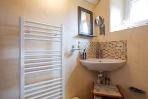 salle d'eau privative chambre double gite Myosotis Indigo