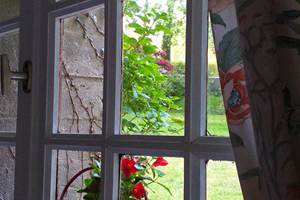 Petite vue du gîte sur le parc