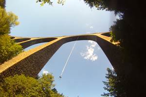 Viaduc-Recoumene-Monastier-43-Haute Loire-saut-elastique
