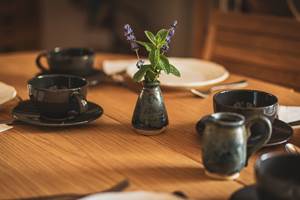 Table petit déjeuneur sain et bio