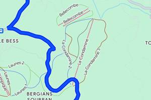 Route d'accès depuis Beuil
