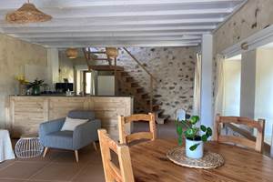 Gîte de la chevêche vue sur le séjour