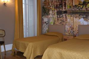 chambre 2 lits hotel jean bart paris