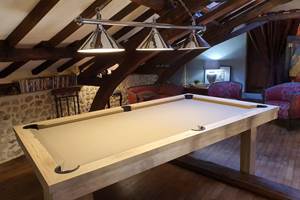 le billard sur la mezzanine