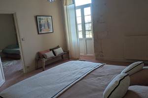 La chambre principale de la suite le Figuier