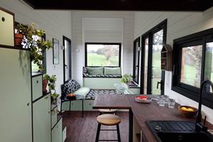 Tiny house - cuisine et salon
