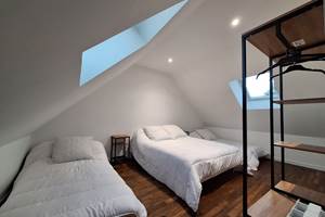 4 - Chambre familiale autre vue gite 12 personnes faux la montagne creuse