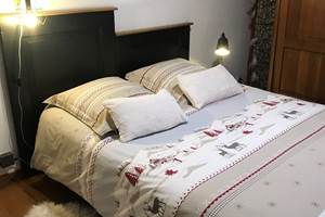 Gîte du merle , chambre à coucher