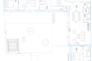 Plan des deux villas