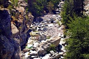 Asco en amont du pont de Roggia