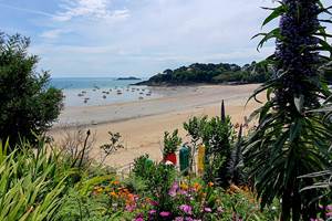 La plage de Port Mer, proche de Cancale