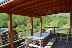 Terrasse sur pilotis