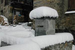 Le reposant son de la fontaine.