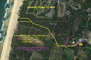 Plan Accès plage
