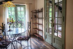 Coin repas gite Le Pigeonnier