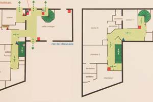 Plan gîte d'étape