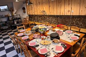 Raclette montagne hiver