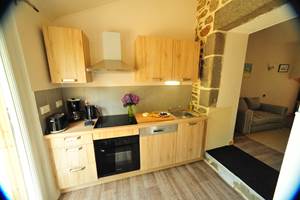 ©sandraHermens - Cuisine aménagée Gite Pen Ty Camping Duguesclin
