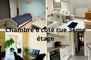 Chambre 6 côté rue 3ème étage