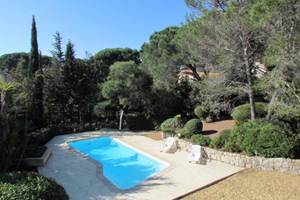piscine vue de l'étage